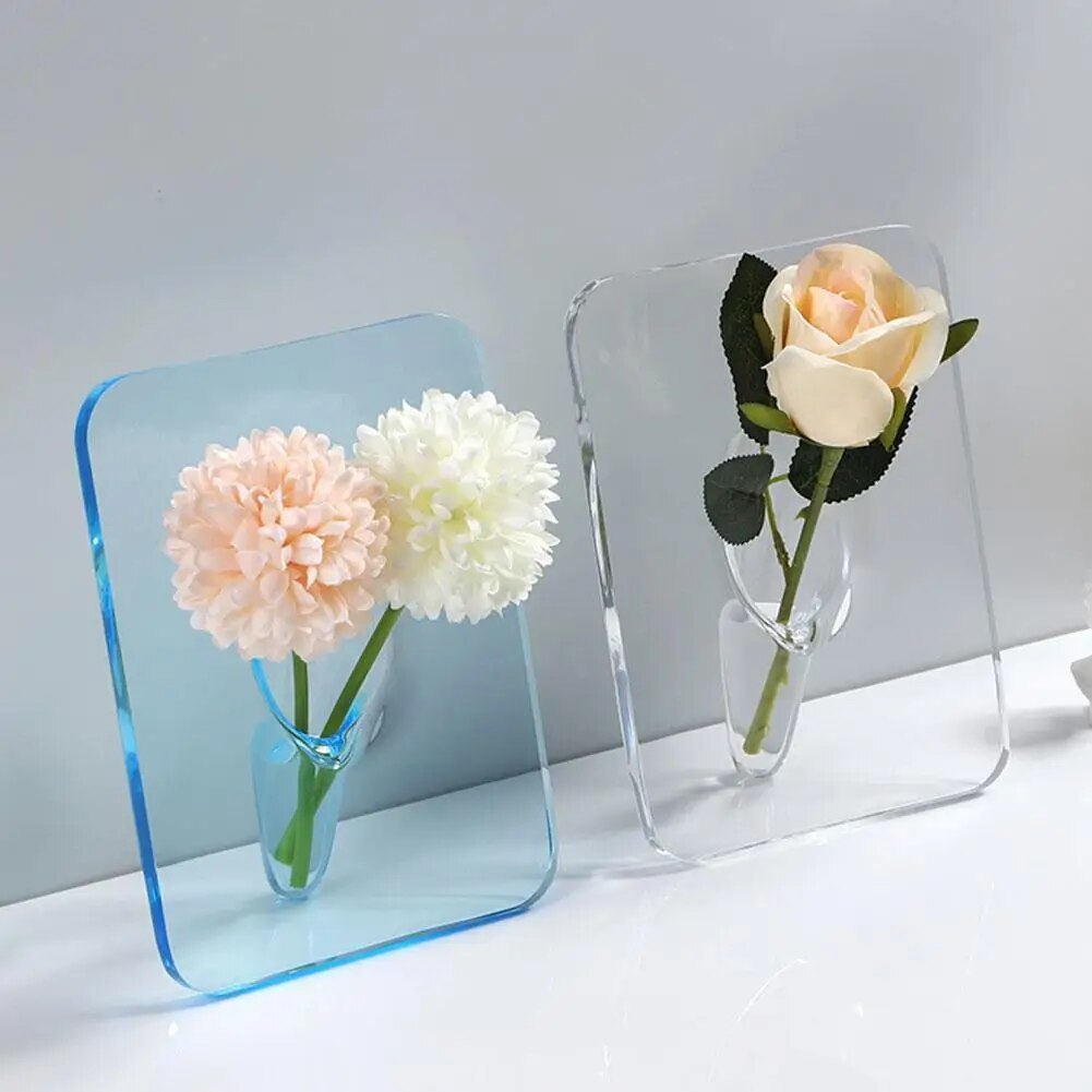 Art Photo Frame Vase Hydroponic Flower Arrangement Decoration