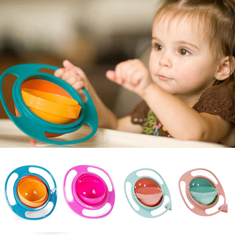 Rotatable Baby Feeding Bowl