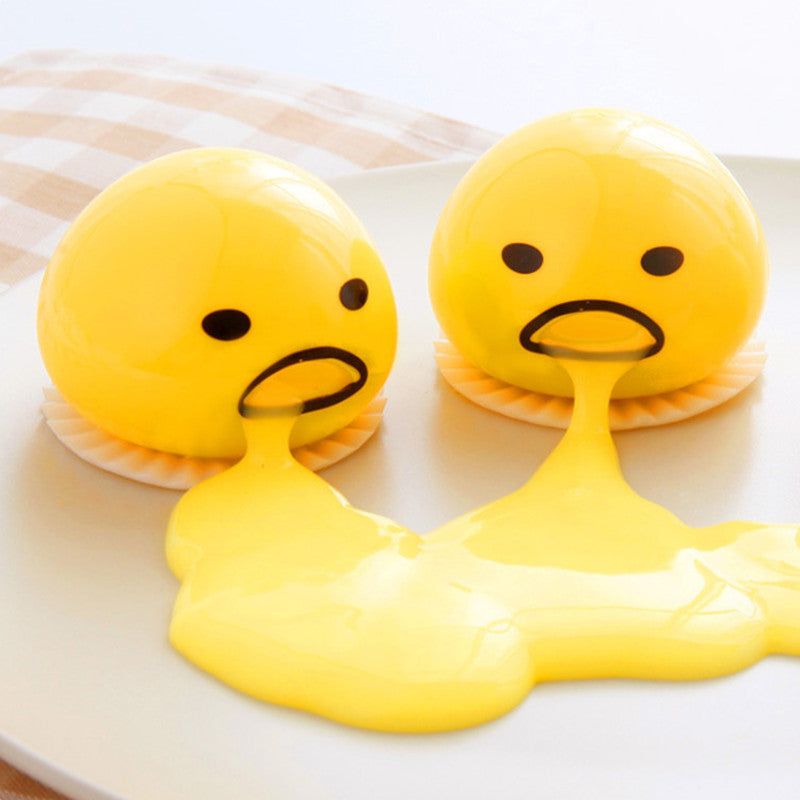 Vomiting Egg Yolk Toys Anti Stress