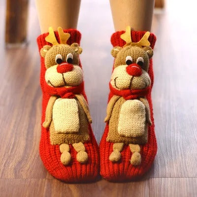 3D Knit Animal Socks Cute Floor Socks