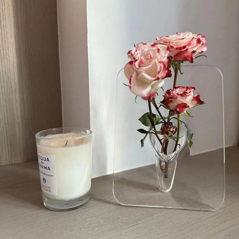 Art Photo Frame Vase Hydroponic Flower Arrangement Decoration