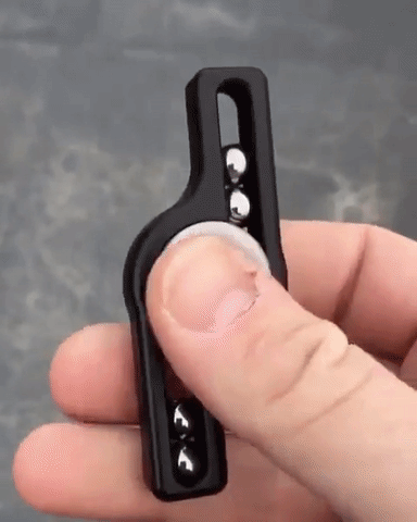 Fidget Slider Magnetic Push Metal ADHD Anxiety Stress Relief