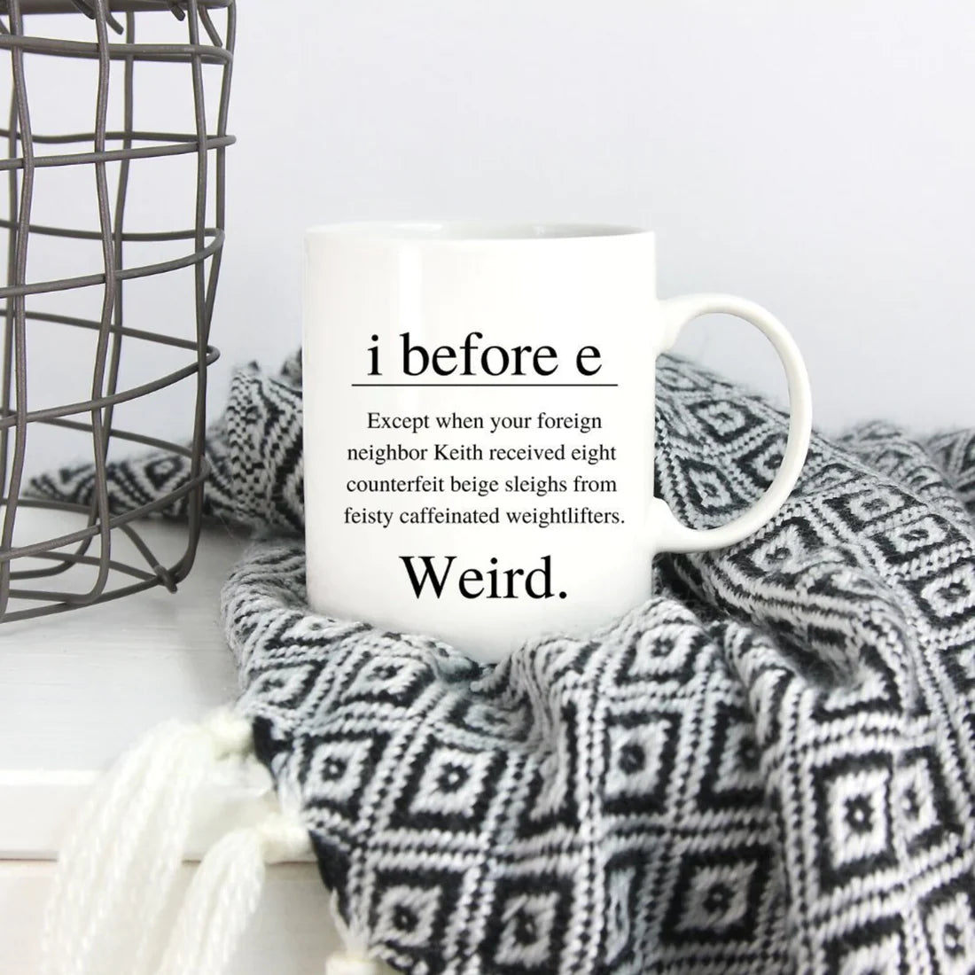 i before e Coffee Mug