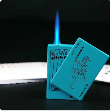 playing cards Ace of spades lighter