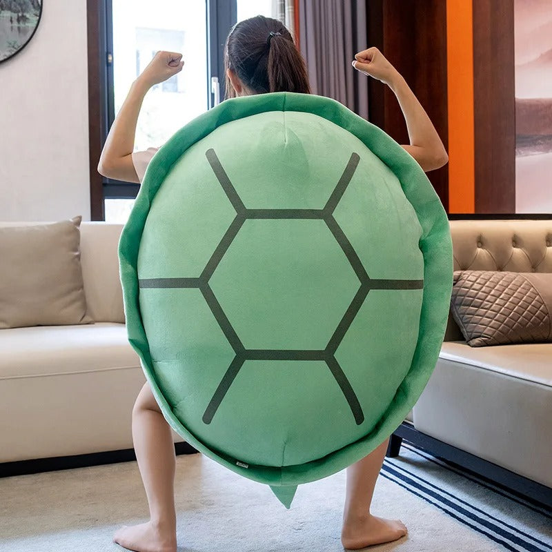Wearable Funny Turtle Shell Plush Pillow