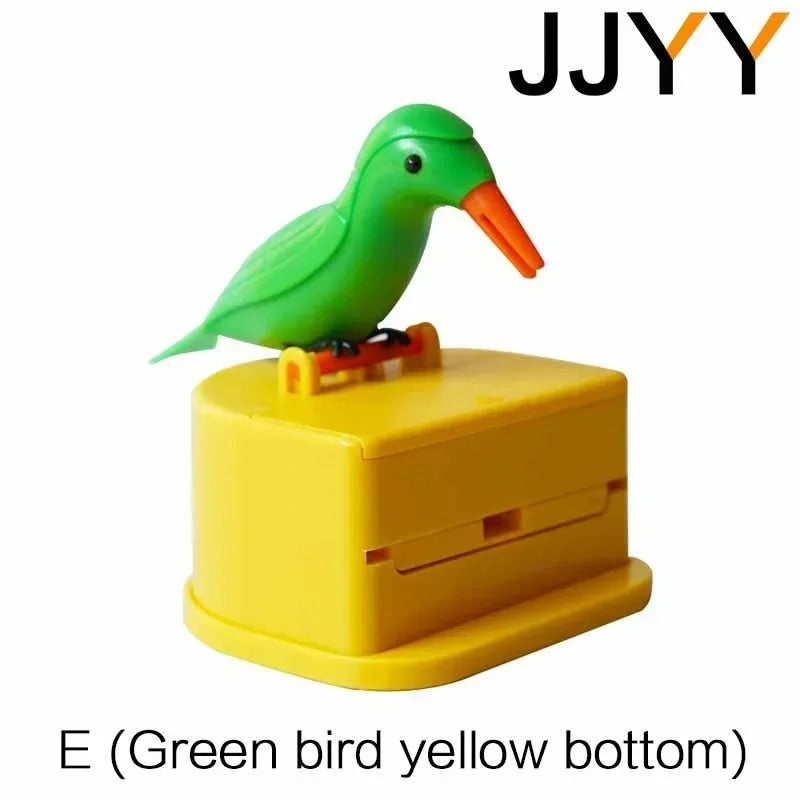 Bird toothpick holder