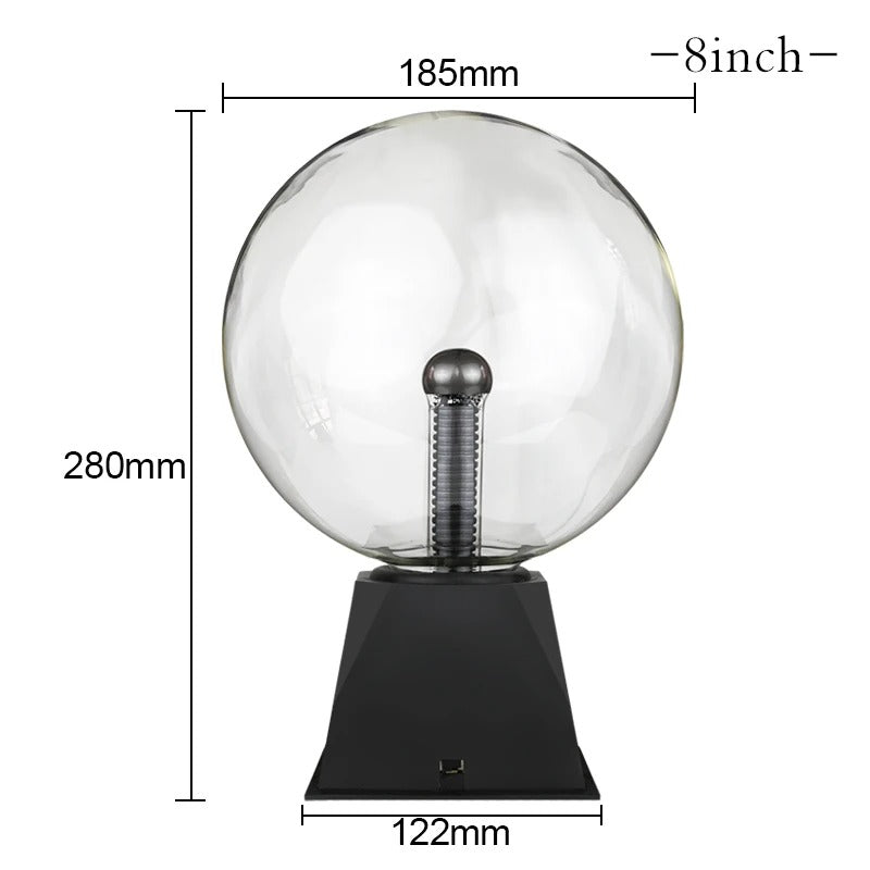 Magic Crystal Plasma Ball Lamp 3/4/5/6/8 Inch LED Night Light