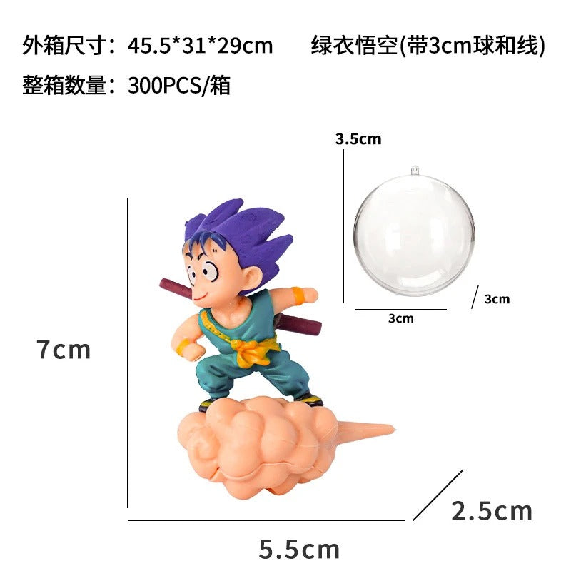 Son Goku Q Version Mini Action Figure fish tank