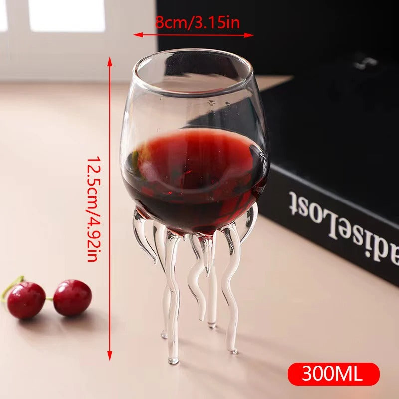 Octopus Jellyfish Tentacles Shaped Cocktail Glass