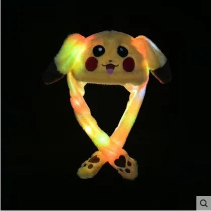 Bunny Hat With Press Paw-to-Move Ears