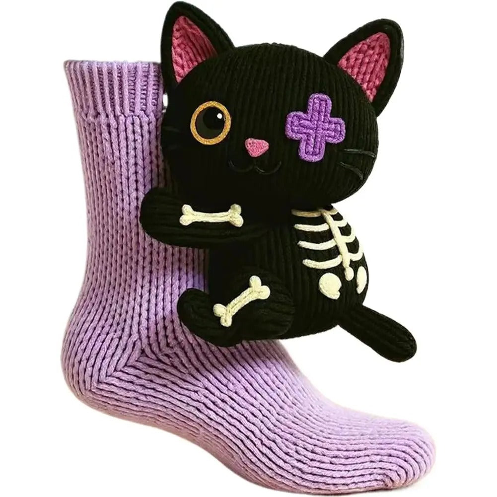 3D Knit Animal Socks Cute Floor Socks