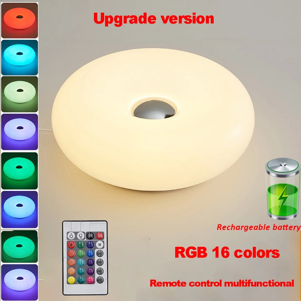 Bauhaus donut table lamp