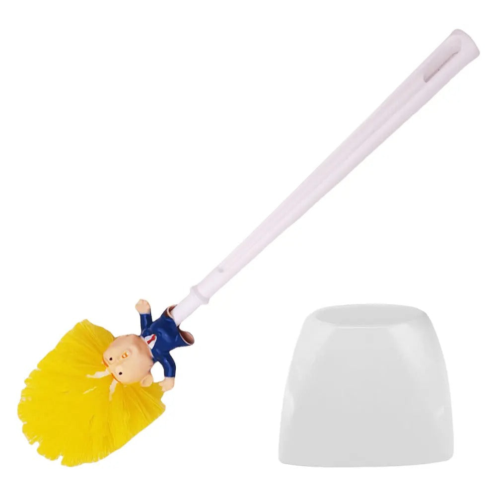 Funny Toilet Cleaning Brush Novelty Donald Bathroom