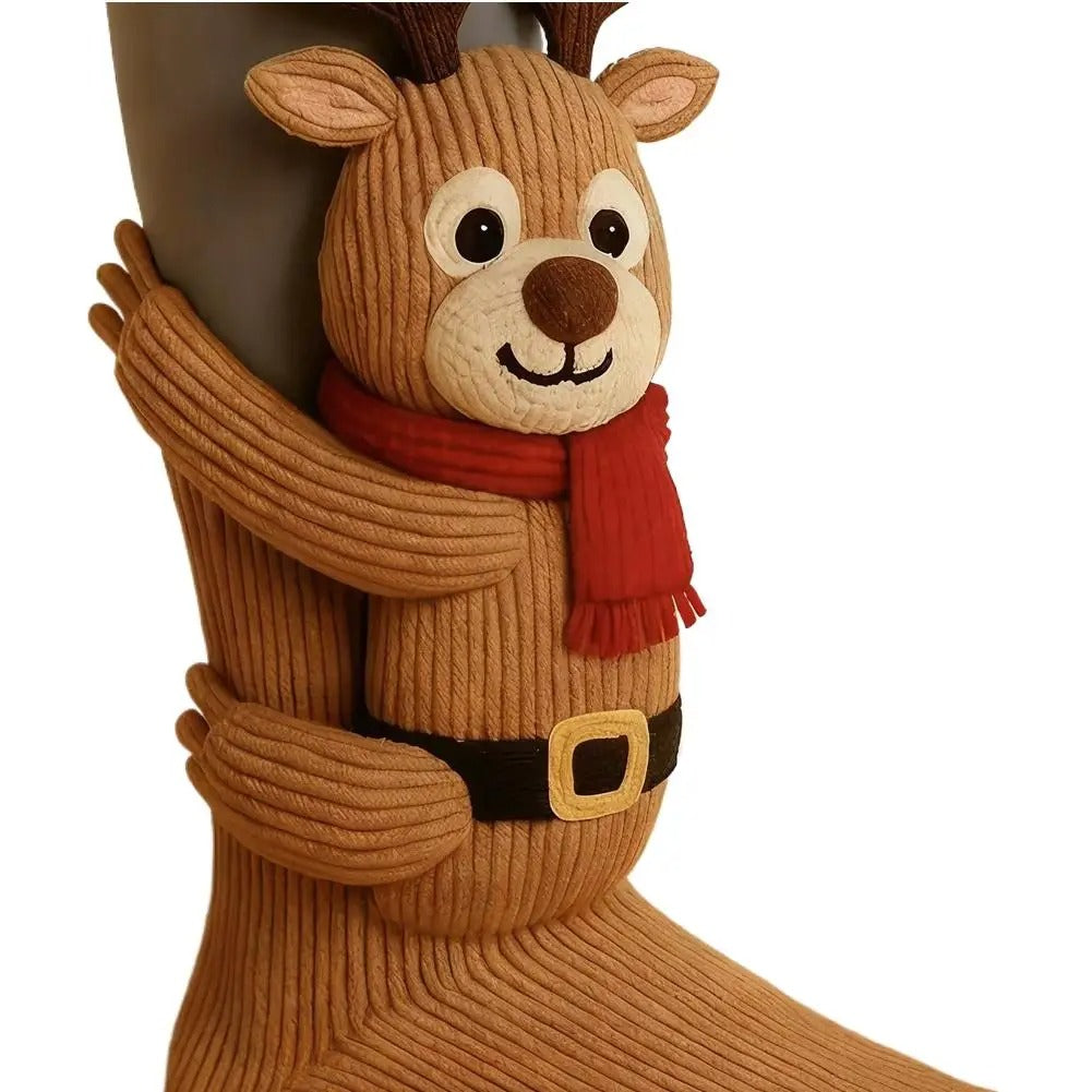 3D Knit Animal Socks Cute Floor Socks