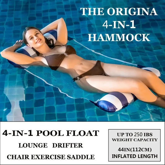 Swimming Water Sofa Inflatable Hammock Floating Mat