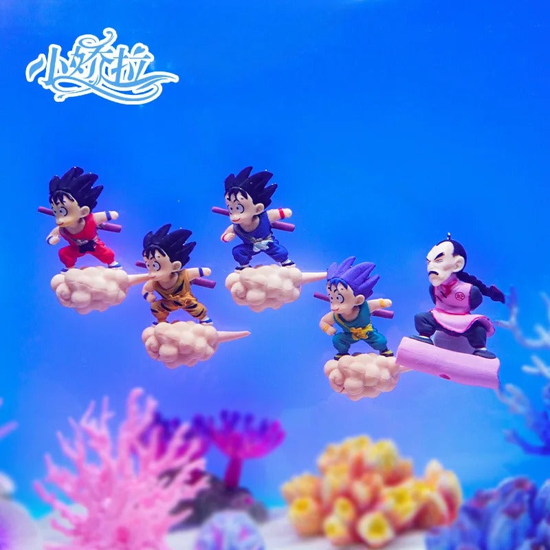 Son Goku Q Version Mini Action Figure fish tank