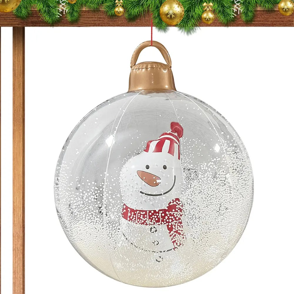 23.6 Inch Giant Inflatable Christmas Ball with LED Light