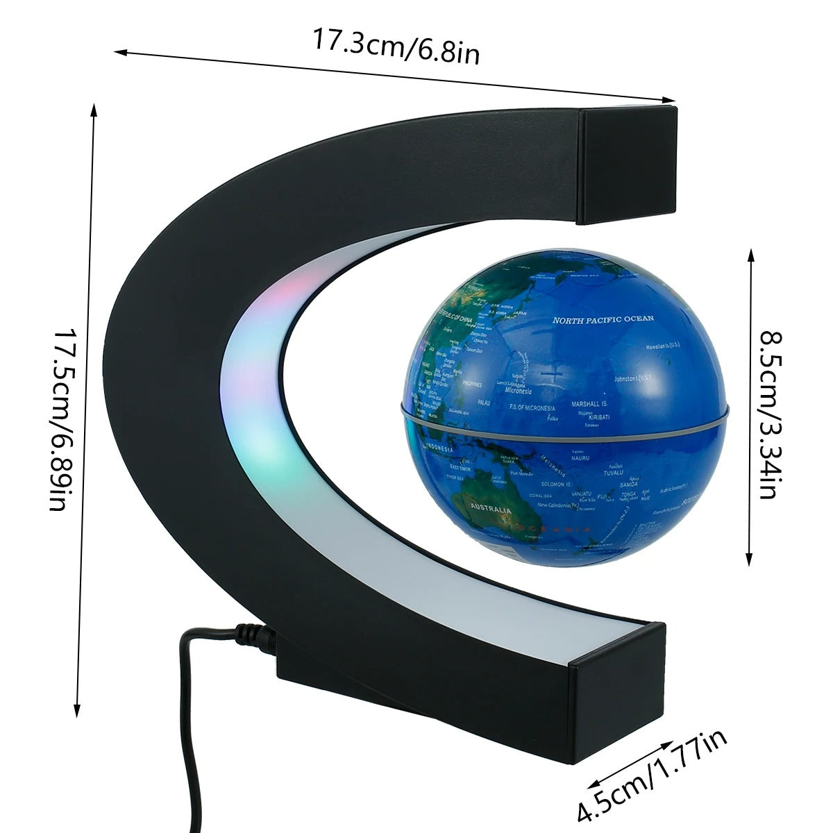 Magnetic Levitating Globe Lamp