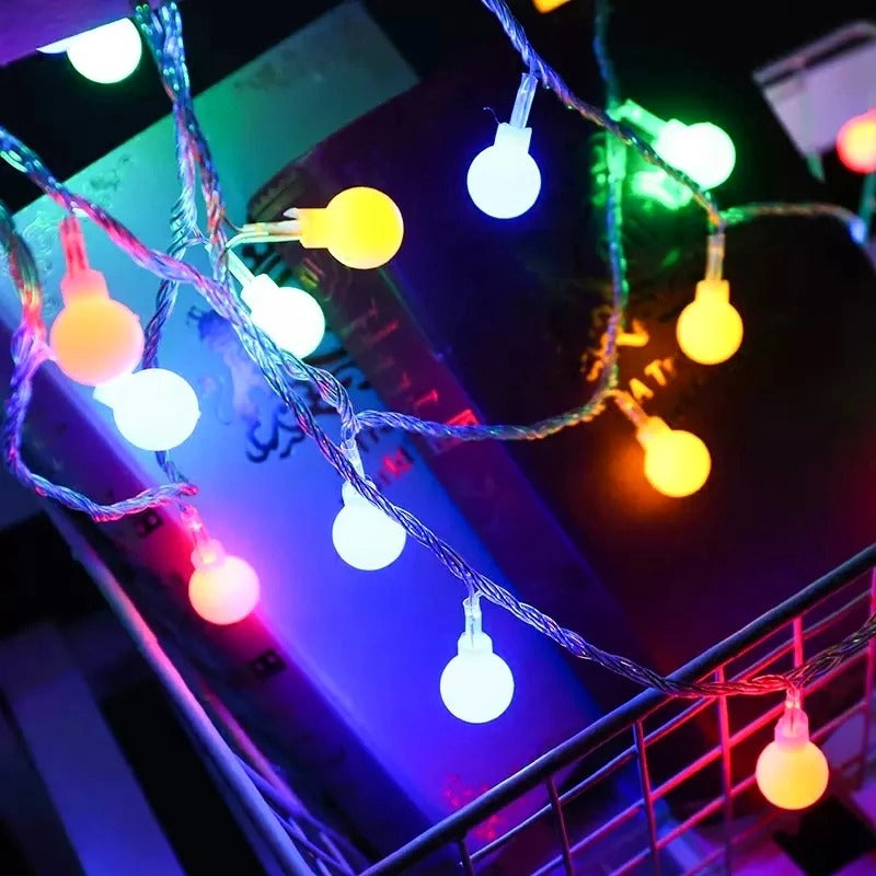 10M USB/Battery Power Ball LED String Lights