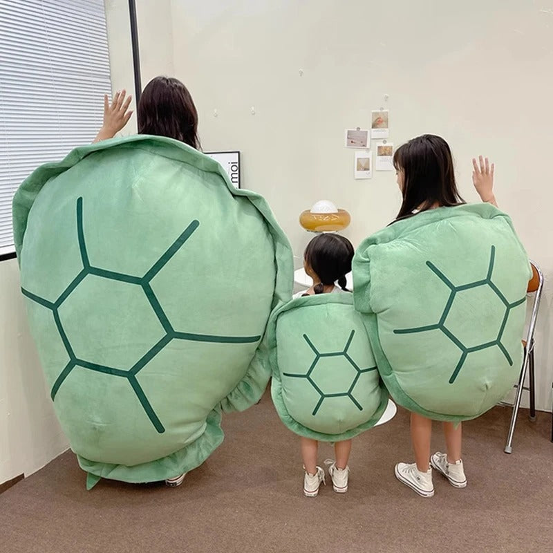 Wearable Funny Turtle Shell Plush Pillow