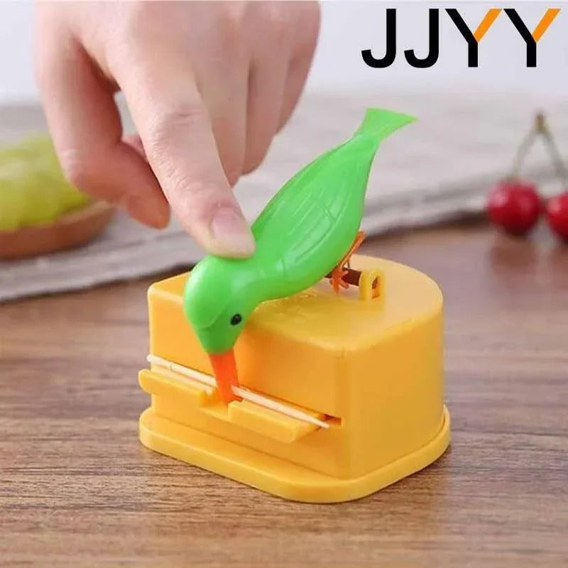Bird toothpick holder