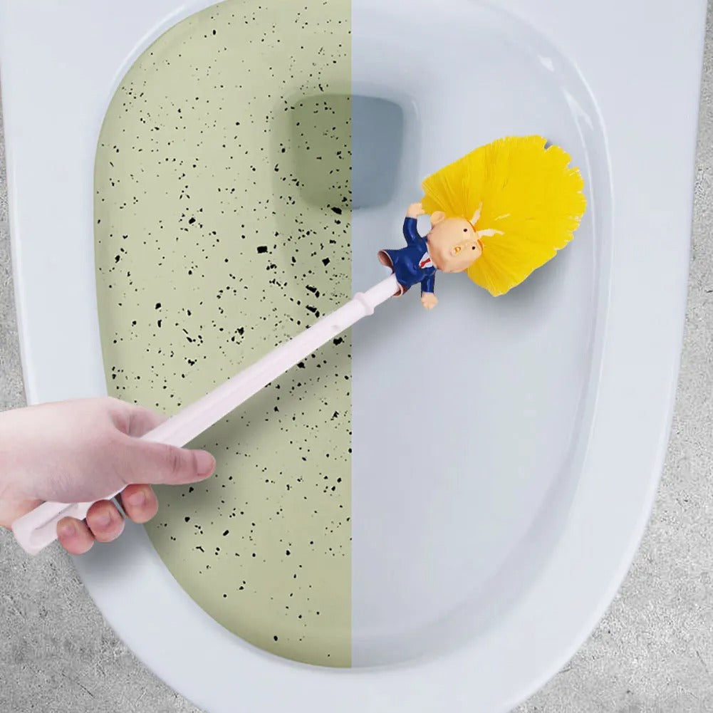 Funny Toilet Cleaning Brush Novelty Donald Bathroom