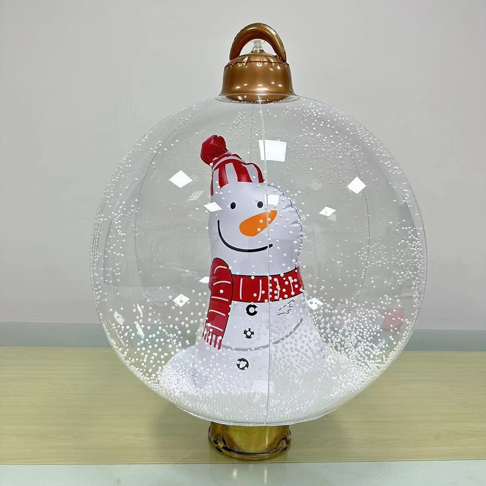 23.6 Inch Giant Inflatable Christmas Ball with LED Light