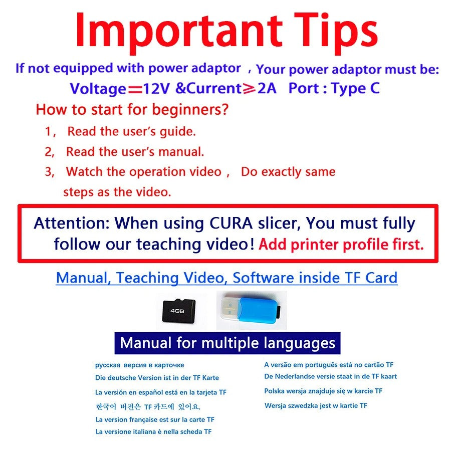EasyThreed 3D Printer Entry Level Compatible