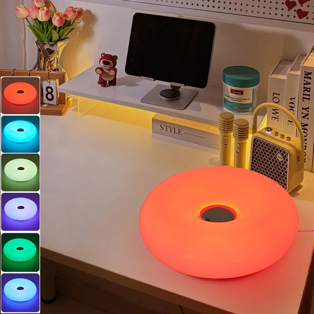 Bauhaus donut table lamp