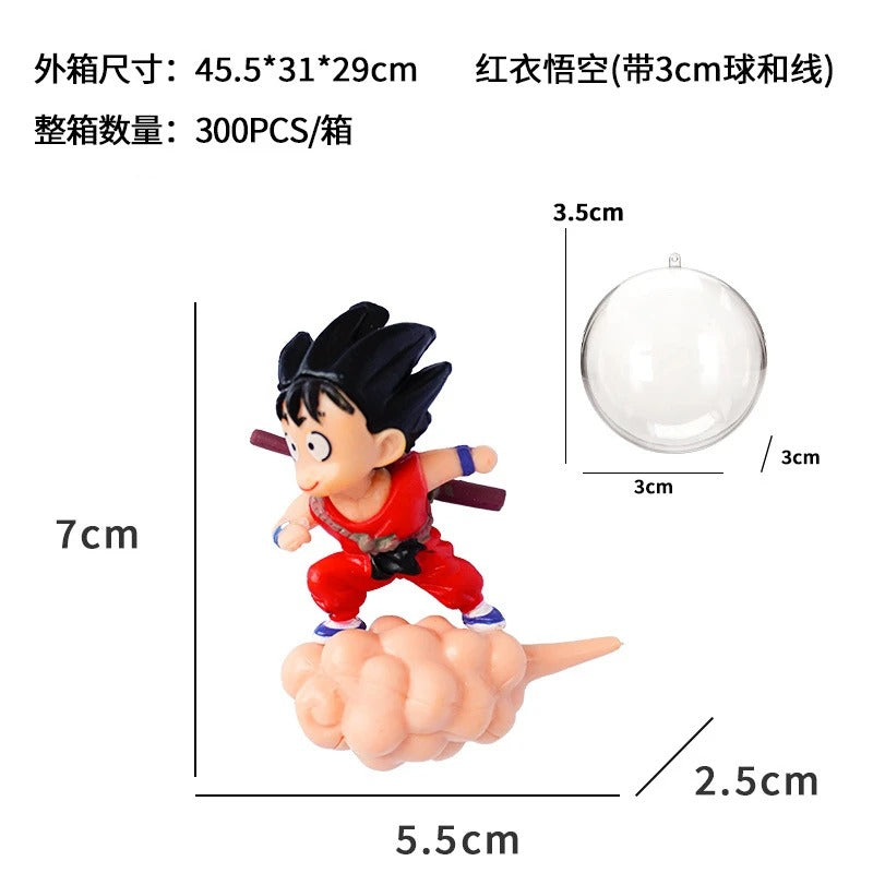 Son Goku Q Version Mini Action Figure fish tank