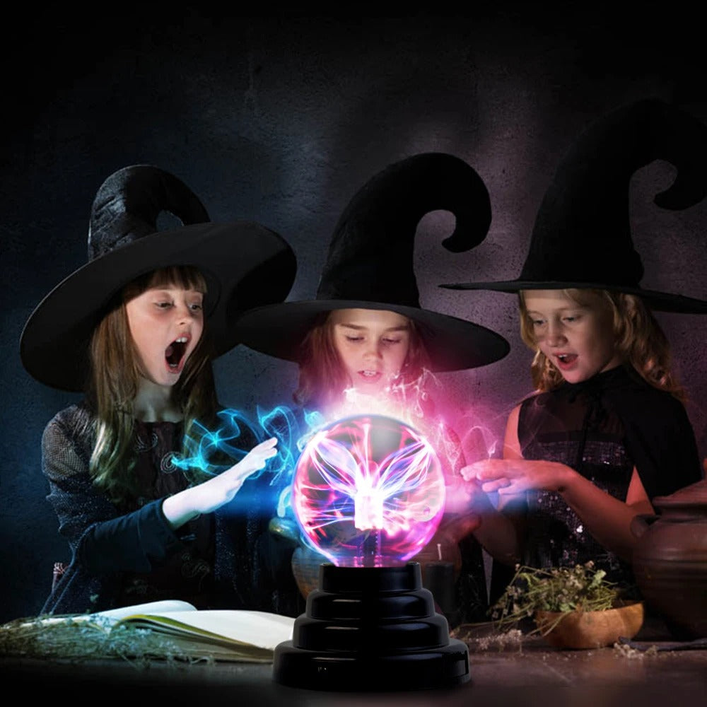 Magic Crystal Plasma Ball Lamp 3/4/5/6/8 Inch LED Night Light