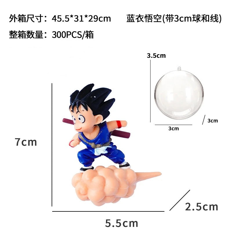 Son Goku Q Version Mini Action Figure fish tank