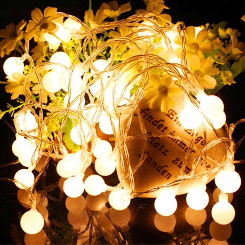 10M USB/Battery Power Ball LED String Lights