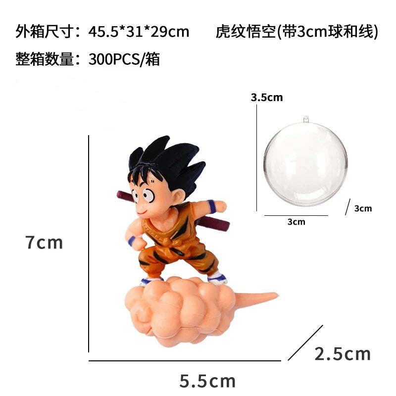 Son Goku Q Version Mini Action Figure fish tank