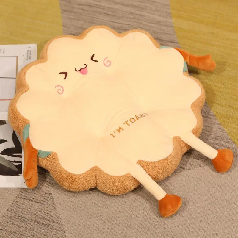 Cute Plush Doll Simulation Kawaii Bread Toast Cushion