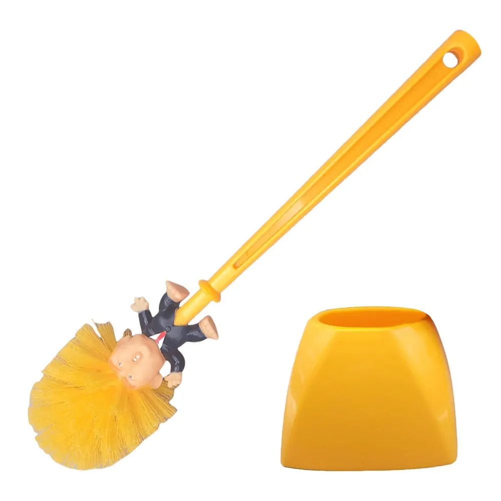 Funny Toilet Cleaning Brush Novelty Donald Bathroom