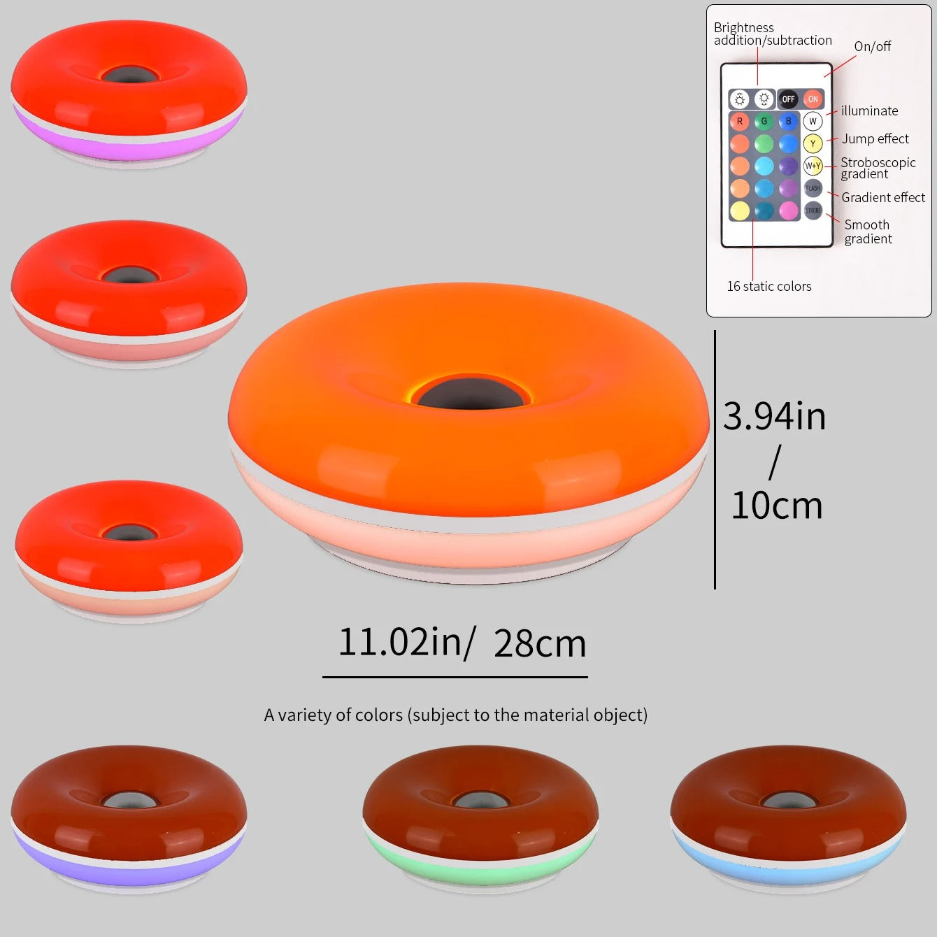 Bauhaus donut table lamp