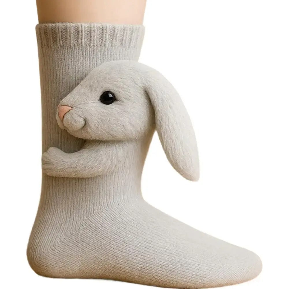 3D Knit Animal Socks Cute Floor Socks