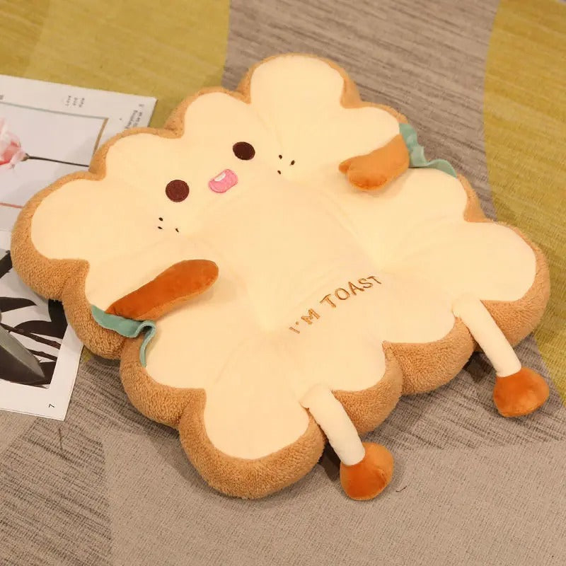 Cute Plush Doll Simulation Kawaii Bread Toast Cushion