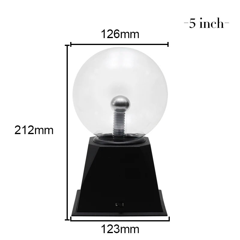 Magic Crystal Plasma Ball Lamp 3/4/5/6/8 Inch LED Night Light