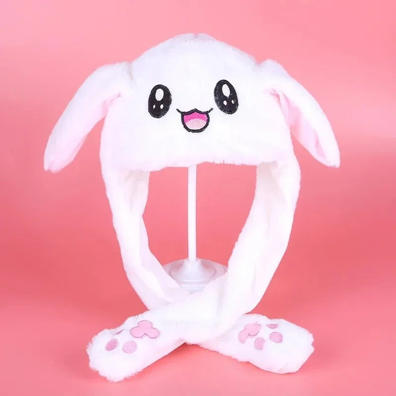 Bunny Hat With Press Paw-to-Move Ears