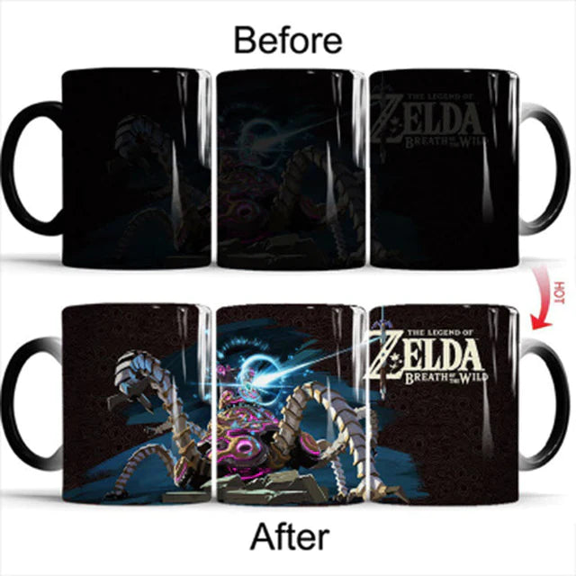 New 350mL Cute Zelda Color Transforming Magic Mugs