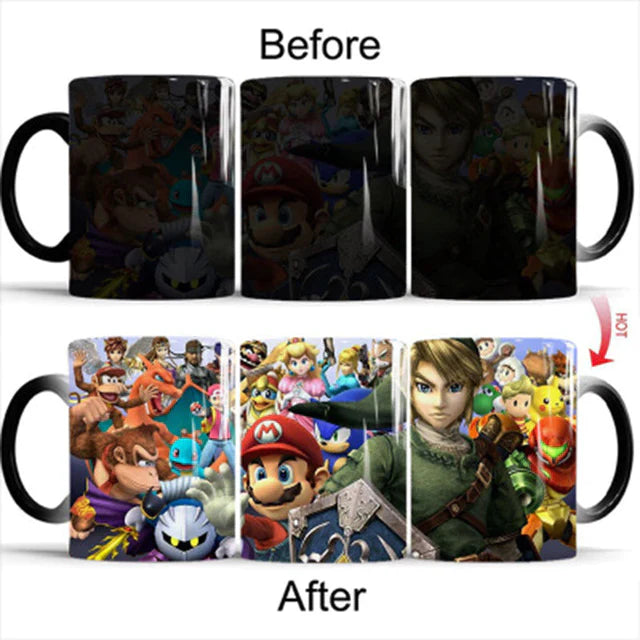 New 350mL Cute Zelda Color Transforming Magic Mugs