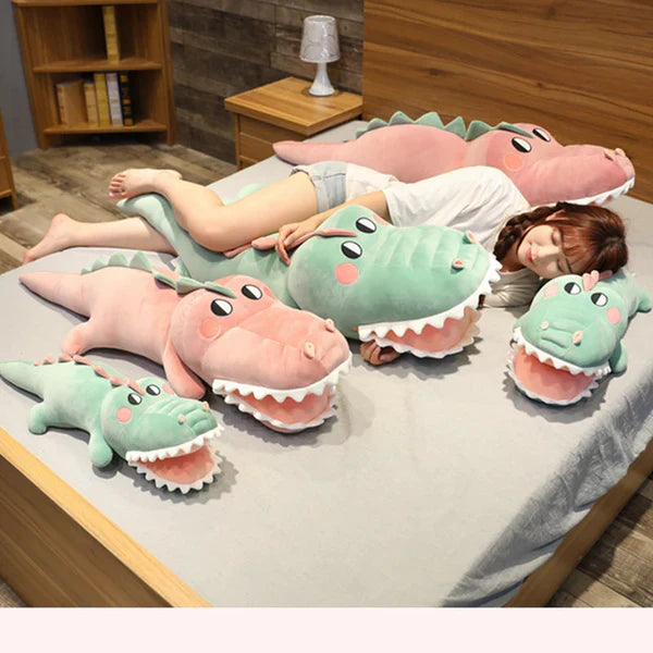 70-130CM Big Tooth Crocodile Plush Toys Pillow