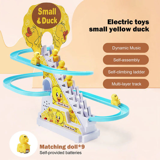 Electric Duck Climbing Stairs Toy