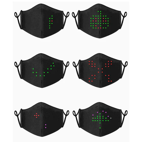 Voice Activated LED Face Mask