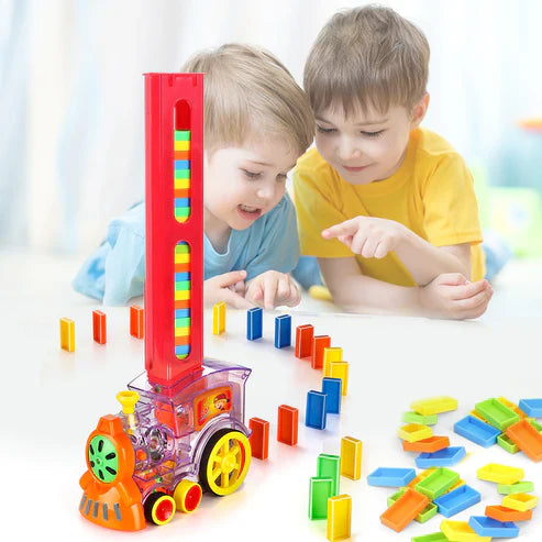 Automatic Sets Up Colorful Blocks Game (80 x Plastic Blocks)