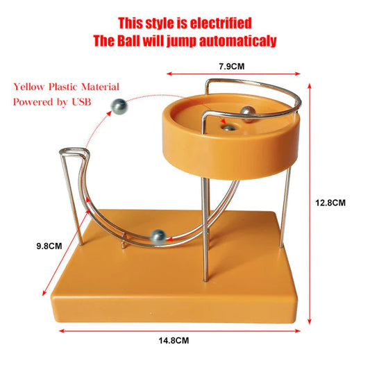 Kinetic Art Perpetual Marble/wood Machine