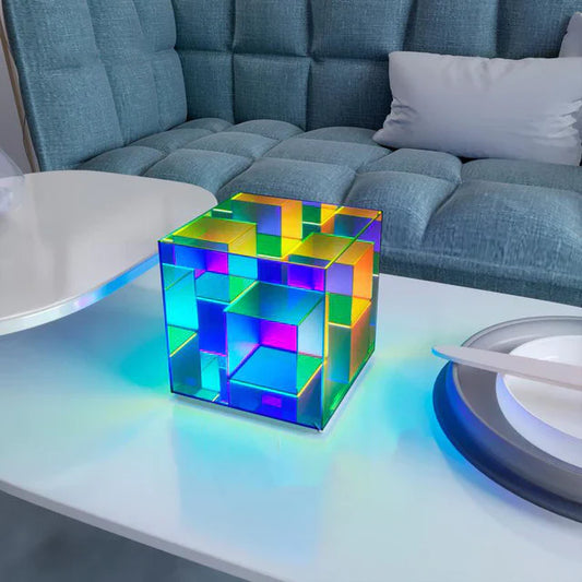 RGB 3D Cube Acrylic Night Lamp