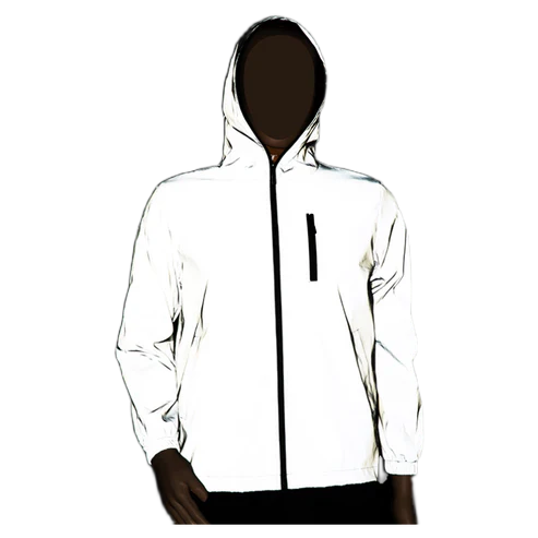 Reflective Silver Anorak Windbreaker Jacket